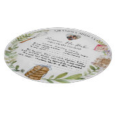 Planche À Découper Garde de recette manuscrite (Coin)