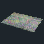 Planche À Découper Garden à Giverny by Claude Monet<br><div class="desc">Claude Monet - Garden à Giverny. Beautiful impressionism painting of a garden in Giverny by Claude Monet.</div>