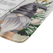 Planche À Découper Garder de la recette de Noël personnalisée Aquarel (Coin)