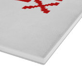 Planche À Découper Gardez chaud et tricot pour Noël (Coin)