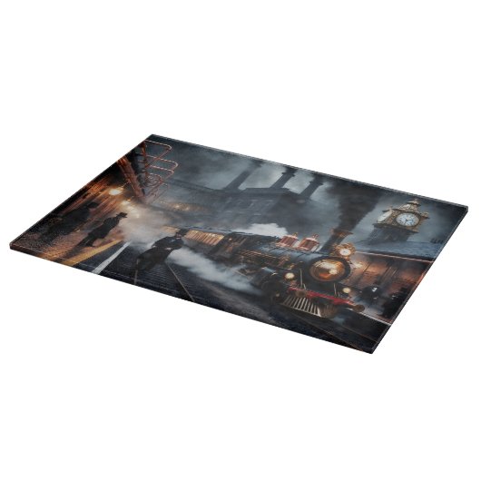 Planche À Découper Gare de Steampunk (Coin)