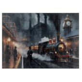 Planche À Découper Gare de Steampunk (Devant)