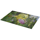 Planche À Découper GASTRONOMIE verrerie cadeaux Irises Floral (Coin)