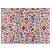 Planche À Découper Gâteau de tasse et pot mignons de thé (Devant)