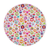 Planche À Découper Gâteau de tasse et pot mignons de thé (Devant)