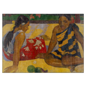 Planche À Découper Gauguin Polynésie Française Tahiti Femmes Peinture