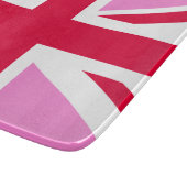 Planche À Découper GAY PRIDE britannique (Union Jack rose) (Drapeau b (Coin)