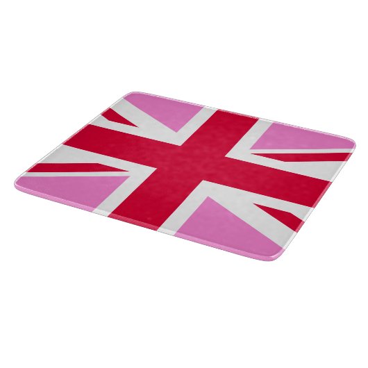 Planche À Découper GAY PRIDE britannique (Union Jack rose) (Drapeau b (Coin)