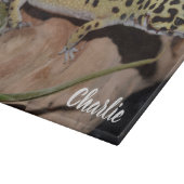 Planche À Découper Gecko jaune gras (Coin)