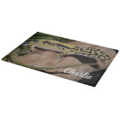 Planche À Découper Gecko jaune gras (Coin)