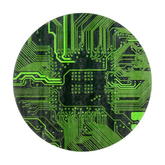 Planche À Découper Geek de la carte de circuit électronique Nerd PCB (Devant)