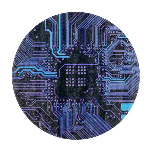 Planche À Découper Geek Sortie carte de circuit électronique Nerd PCB (Devant)