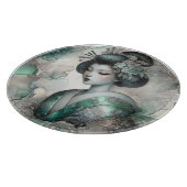 Planche À Découper Geisha en Vert Série #2 (Coin)