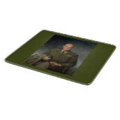 Planche À Découper General Dwight Eisenhower 5 Star Painted Portrait (Coin)