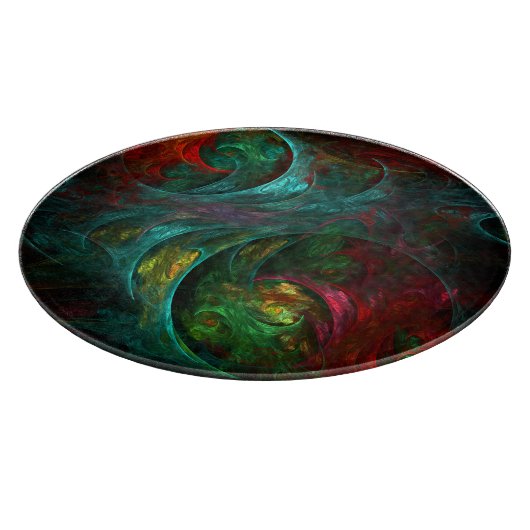 Planche À Découper Genesis Nova Abstrait Art Circle (Coin)