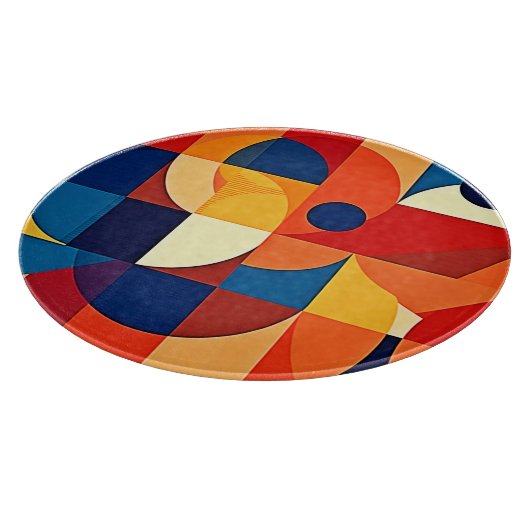 Planche À Découper Geometric Harmony: Artful Design (Coin)