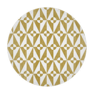 Planche À Découper Géométrique Abstraite : Motif Vintage sans fil