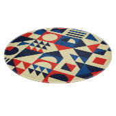 Planche À Découper Géométrique du milieu du siècle : Motif rétro funk (Coin)