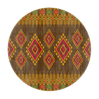 Planche À Découper Géométrique ethnique, conception traditionnelle, r