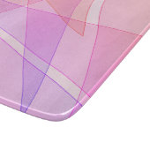Planche À Découper Géométrique rose (Coin)