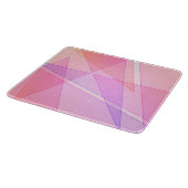 Planche À Découper Géométrique rose (Coin)
