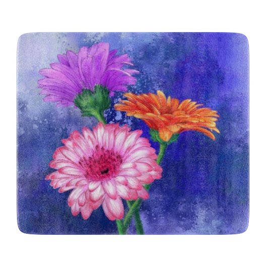 Planche À Découper Gerbera Daisies Cutting Board (Devant)