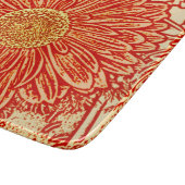 Planche À Découper Gerbera Daisy Block Imprimer - safran orange (Coin)
