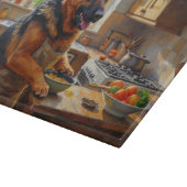 Planche À Découper German Shepherd Cooking in Kitchen (Coin)