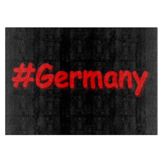 Planche À Découper "#Germany" Joli design. Commandez dès maintenant  (Devant)