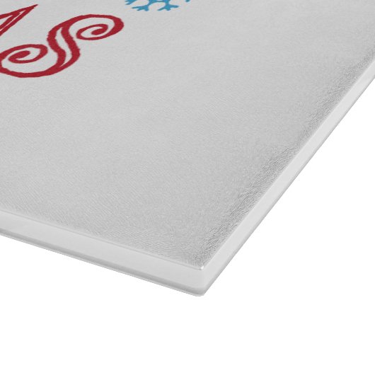 Planche À Découper Gingerbread Baisers voeux de Noël (Coin)