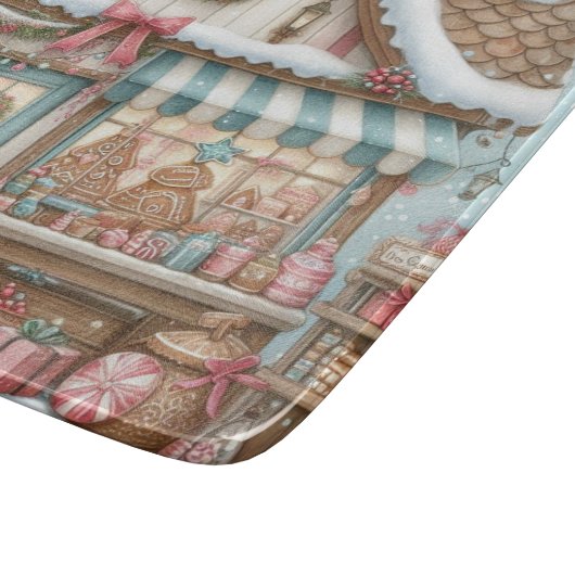 Planche À Découper Gingerbread Bakery House Cutting Board (Coin)