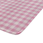 Planche À Découper Gingham Rose Bébé (Coin)