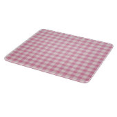 Planche À Découper Gingham Rose Bébé (Coin)