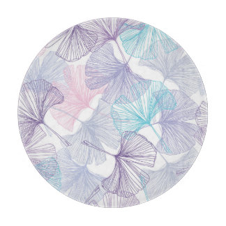Planche À Découper Gingko Biloba Rose Quartz Motif