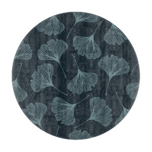 Planche À Découper Ginkgo Feuilles : Elégant Motif sans Seamless.