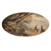 Planche À Découper girafes botaniques vintages, personnalisables (Coin)