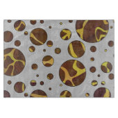 Planche À Découper Giraffe Brown et jaune (Devant)