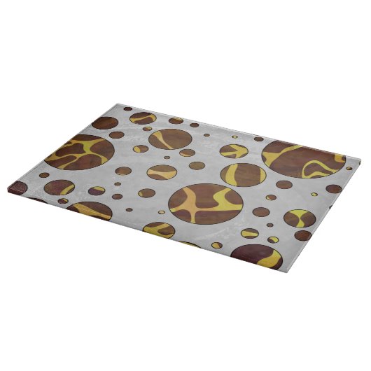 Planche À Découper Giraffe Brown et jaune (Coin)