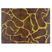 Planche À Découper Giraffe Brown et jaune (Devant)