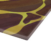 Planche À Découper Giraffe Brown et jaune (Coin)