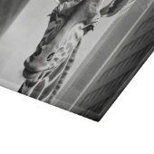 Planche À Découper Giraffe dans une cityscape (Coin)