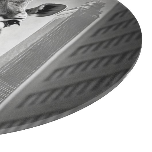 Planche À Découper Giraffe dans une cityscape (Coin)