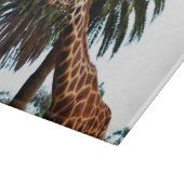 Planche À Découper Giraffe Drôle Qui Donne Une Framboise, (Coin)