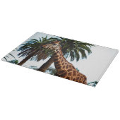 Planche À Découper Giraffe Drôle Qui Donne Une Framboise, (Coin)