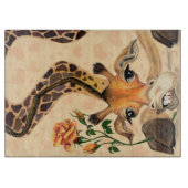 Planche À Découper Giraffe Romantique - Messieurs - Ajouter Votre Tex (Devant)