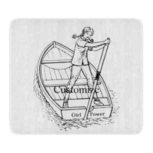 Planche À Découper Girl Power Sculling Boat Thunder_Cove