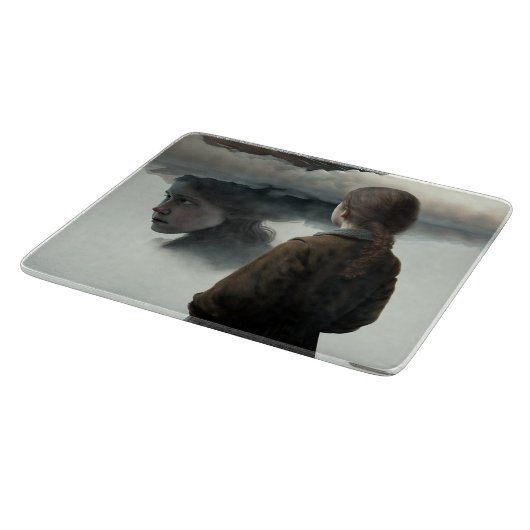 Planche À Découper Girl with clouds (Coin)