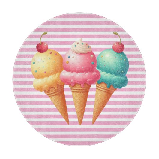 Planche À Découper Glace colorée (Devant)