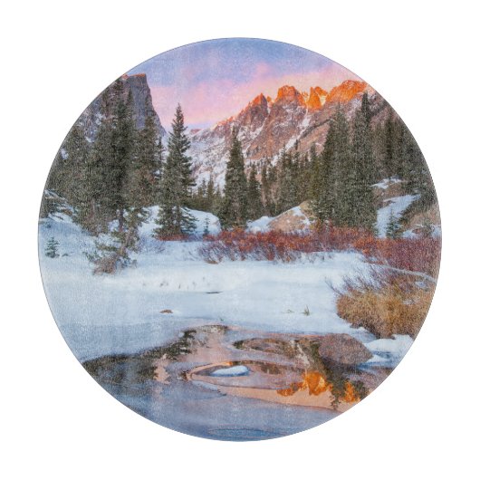 Planche À Découper Glace et neige | Estes Park, Colorado (Devant)