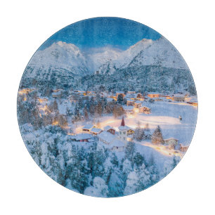 Planche À Découper Glace et neige Graubunden, Engadin, Suisse